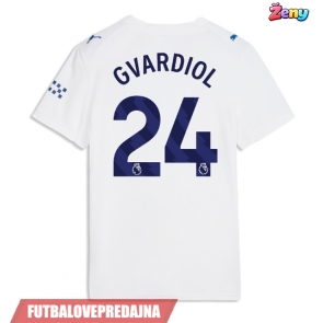 Lacne Ženy Futbalové dres Manchester City Josko Gvardiol #24 2026-27 Krátky Rukáv - Tretina